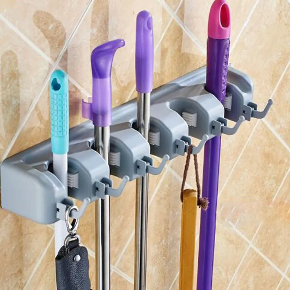 Wall Mounted Mop Organizer Holder Brush Broom Hanger Storage Rack Kitchen Tools Wall Household Accessories Hanging Pipe Hooks
Wall Mounted Mop Organizer Holder Brush Broom Hanger Storage Rack Kitchen Tools Wall Household Accessories Hanging Pipe Hooks