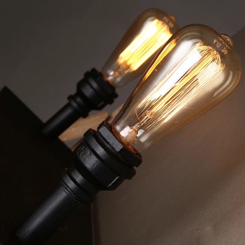 Loft retro industrial Restaurant Bar creative lighting American living room bookcase art water pipe wall lamp 
Loft retro industrial Restaurant Bar creative lighting American living room bookcase art water pipe wall lamp