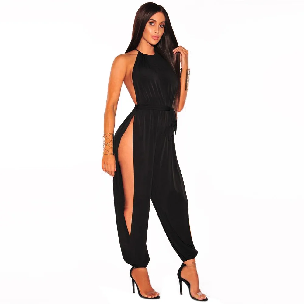 2021 Woman Jumpsuit Sexy Slotting Sleeveless Mid Waist Halter Office Lady Newest
2021 Woman Jumpsuit Sexy Slotting Sleeveless Mid Waist Halter Office Lady Newest