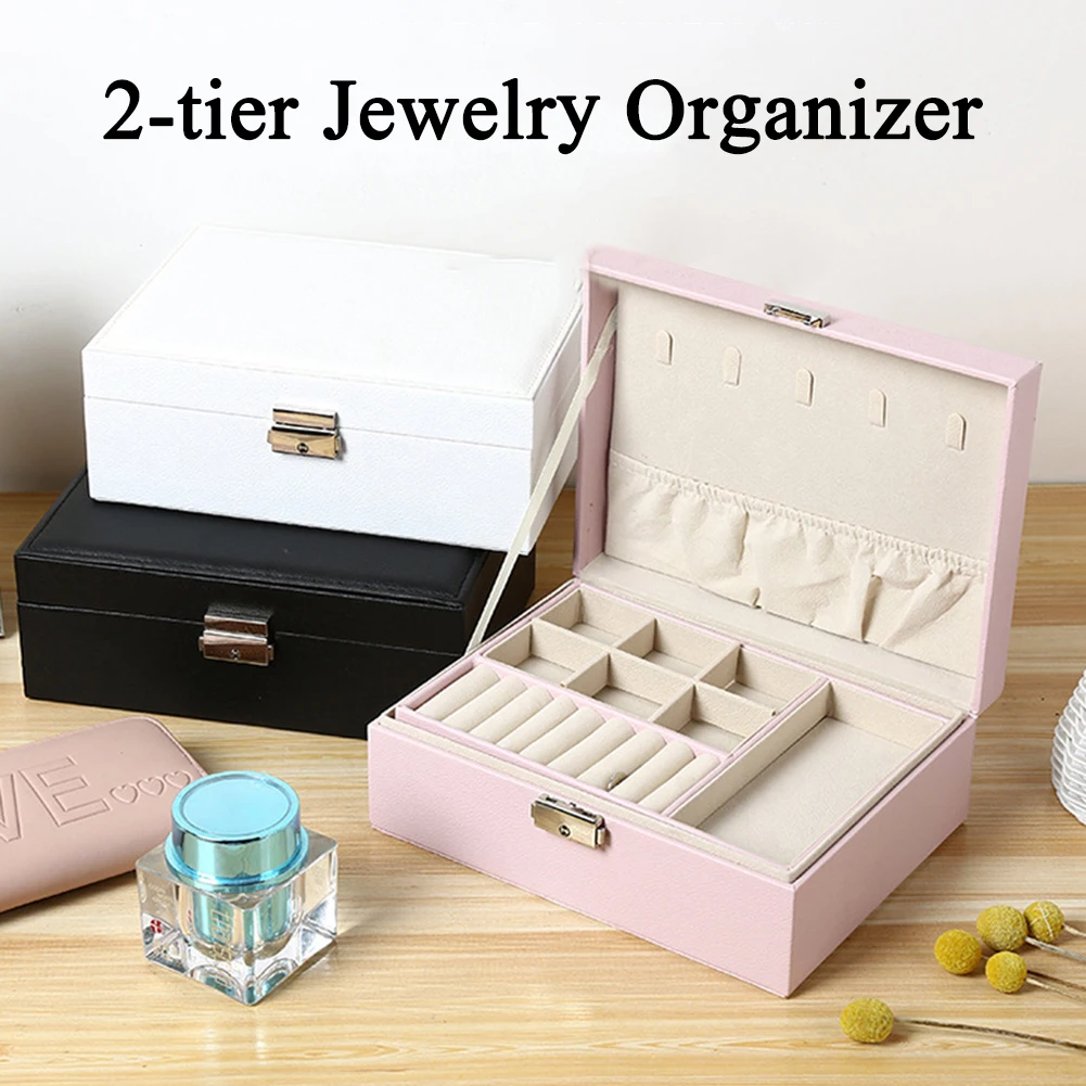 Double Layer Jewelry Box Jewelry Organizer for Necklaces, Rings, Earrings Jewelry Box for Women
Double Layer Jewelry Box Jewelry Organizer for Necklaces, Rings, Earrings Jewelry Box for Women