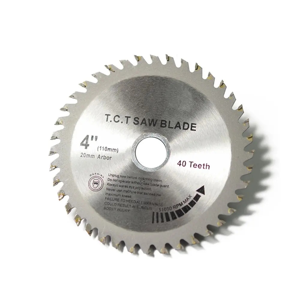 40 Teeth TCT Circular Saw Blade Wheel Discs TCT Alloy Woodworking Multifunctional Saw Blade For Wood Metal Cutting 110x20MM
40 Teeth TCT Circular Saw Blade Wheel Discs TCT Alloy Woodworking Multifunctional Saw Blade For Wood Metal Cutting 110x20MM