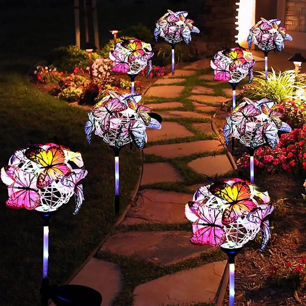 Butterflies Solar Led Lights Garden Stake Outdoor Butterfly Lawn Lamps Solar Garden Lawn Landscape Pathway Lights Decoration
Butterflies Solar Led Lights Garden Stake Outdoor Butterfly Lawn Lamps Solar Garden Lawn Landscape Pathway Lights Decoration
