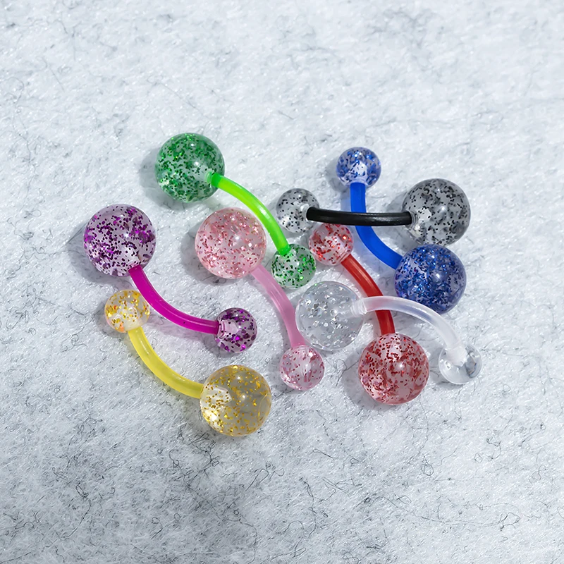 10-50pcs Acrylic Belly Navel Piercing Colorful Belly Button Ring Round Bar Stainless Steel Stud for Women Sexy Body Jewelry 14G
10-50pcs Acrylic Belly Navel Piercing Colorful Belly Button Ring Round Bar Stainless Steel Stud for Women Sexy Body Jewelry 14G