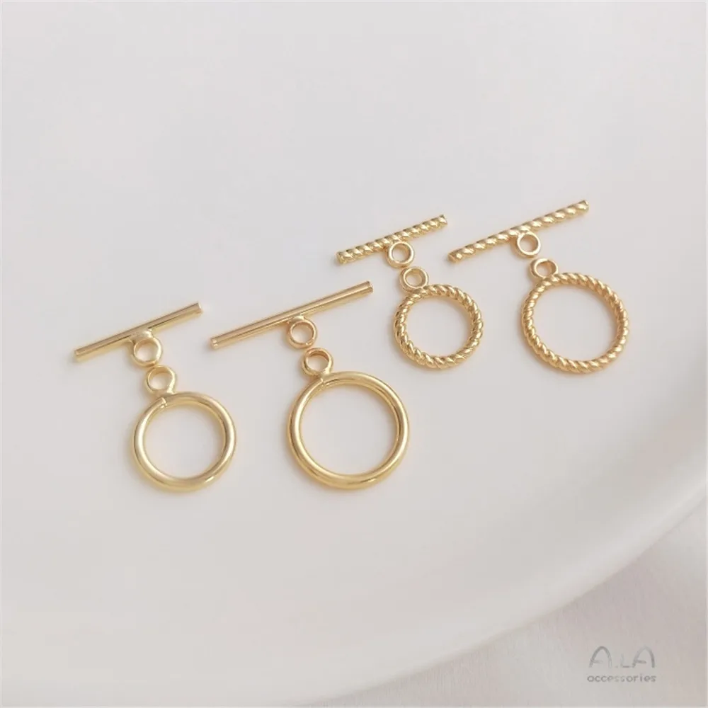 14K Gold Filled Mini OT buckle end buckle DIY chain bracelet necklace first accessories connection accessories
14K Gold Filled Mini OT buckle end buckle DIY chain bracelet necklace first accessories connection accessories