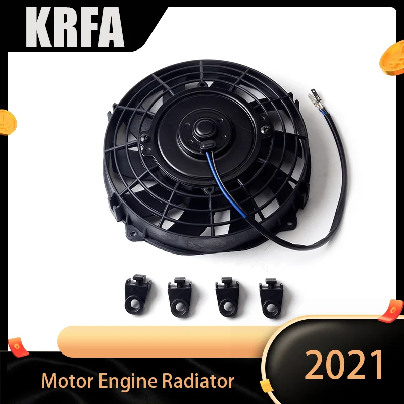 Universal 7" Motor Engine Radiator Oil Cooler Cooling Electric Pull Push Fan Radiator Electric Engine Cooling Fan 12V 80W
Universal 7" Motor Engine Radiator Oil Cooler Cooling Electric Pull Push Fan Radiator Electric Engine Cooling Fan 12V 80W