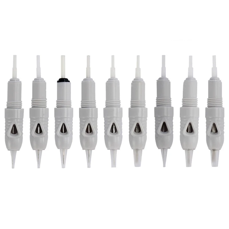 

Microblading 10pcs Cartridge Needle for Charmant Permanent Makeup Machine Pen V7 Charme Princesse Grey Tattoo Machine Needle