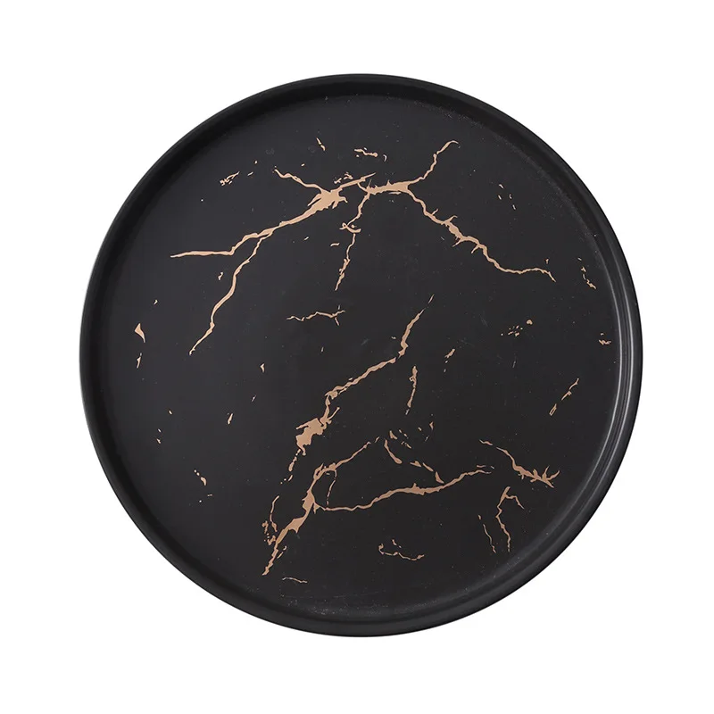 20cm Gold Black White Marble Ceramic Plate Porcelain dinnerware Set Kitchen Table European Style Decoration Dessert Steak Plate
20cm Gold Black White Marble Ceramic Plate Porcelain dinnerware Set Kitchen Table European Style Decoration Dessert Steak Plate