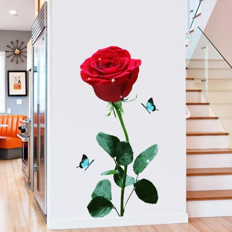 1PCS 3D Rose Lotus Wall Stickers Decorative Stickers Living Room Flowers Home Decor Wall Decals Bedroom Art Design Wallpaper
1PCS 3D Rose Lotus Wall Stickers Decorative Stickers Living Room Flowers Home Decor Wall Decals Bedroom Art Design Wallpaper