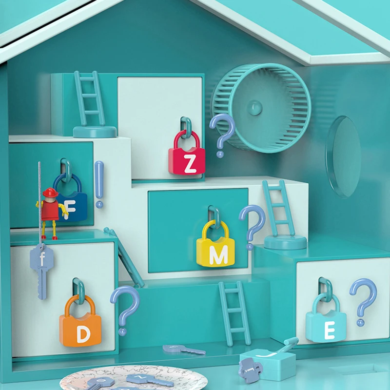 Montessori Locks Key Match Set Toys for Kids Early Education Numbers Color Cognitive Children Kindergarten Teaching Materials
Montessori Locks Key Match Set Toys for Kids Early Education Numbers Color Cognitive Children Kindergarten Teaching Materials