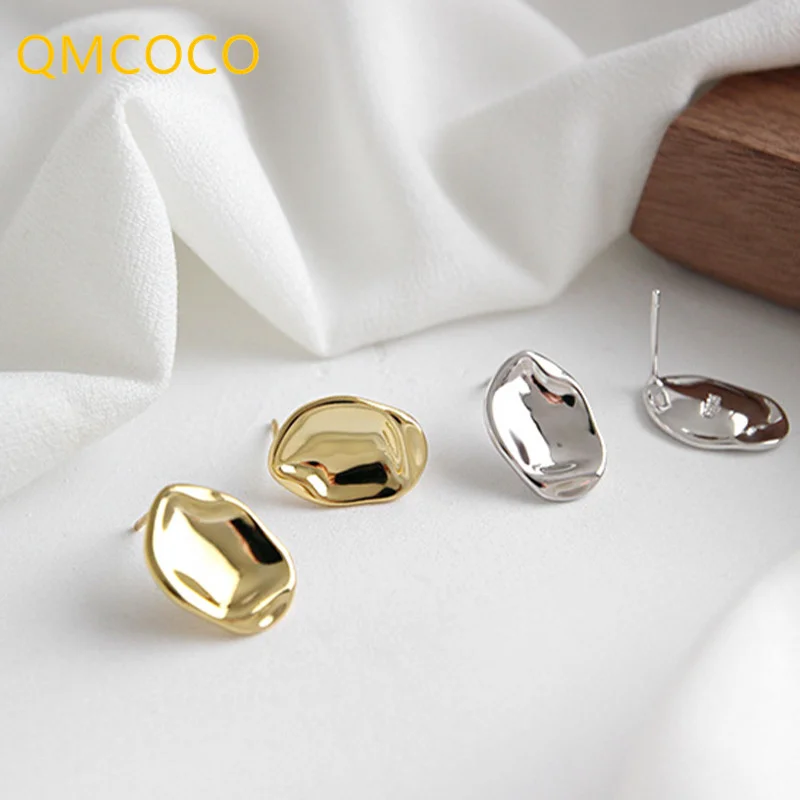 QMCOCO 925 Silver Irregular Concave Earrings For Women Simple Geometric Smooth Surface Creative Earrings Party Fine Jewelry Gift
QMCOCO 925 Silver Irregular Concave Earrings For Women Simple Geometric Smooth Surface Creative Earrings Party Fine Jewelry Gift