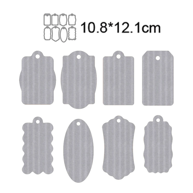 8pcs/set Label tag 2022 New metal template die cutting dies scrapbook photo album paper card craft embossing stamps
8pcs/set Label tag 2022 New metal template die cutting dies scrapbook photo album paper card craft embossing stamps