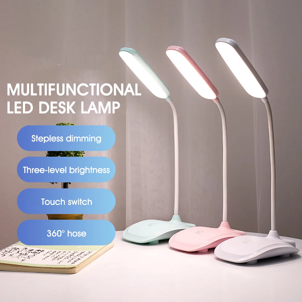 Portable Desk Reading Light Touch Light Rechargeable 3 Colors Dimmable Lamp Flexible Gooseneck Book Lights For Home Office Dorm
Portable Desk Reading Light Touch Light Rechargeable 3 Colors Dimmable Lamp Flexible Gooseneck Book Lights For Home Office Dorm