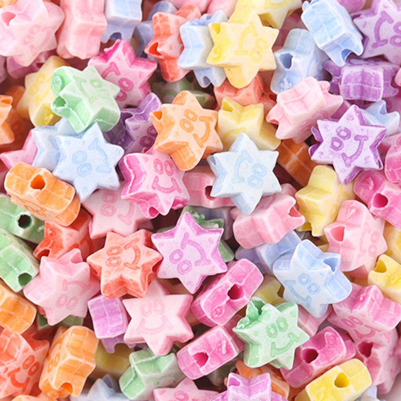 50pcs Plastic Five-pointed Star Smiley Washing Material Beads For Jewelry Making Diy Necklace Bracelet Decoration
50pcs Plastic Five-pointed Star Smiley Washing Material Beads For Jewelry Making Diy Necklace Bracelet Decoration