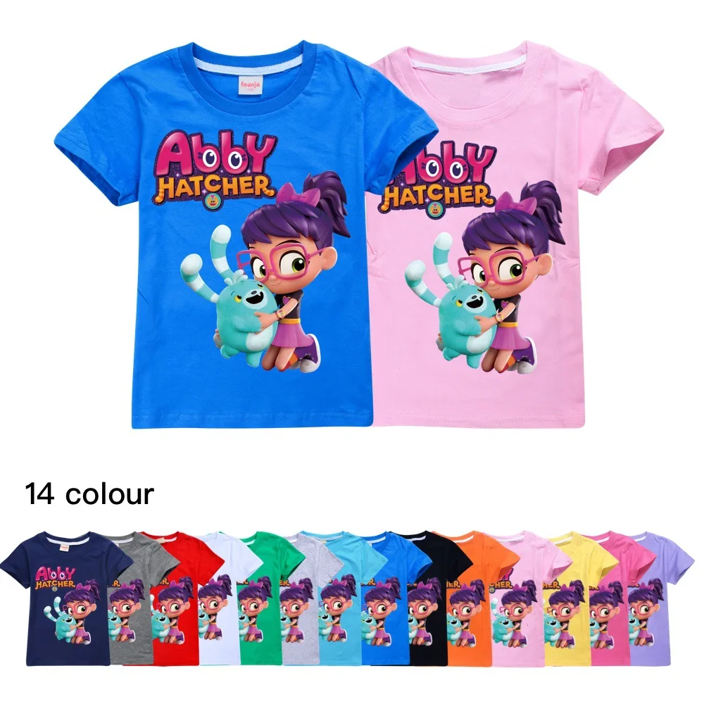 Kids Streetwear Top Tees Abby Hatcher Children Funny Cartoon T Shirt Boys O Neck Summer T-shirt Girls Casual Fashion Tshirt
Kids Streetwear Top Tees Abby Hatcher Children Funny Cartoon T Shirt Boys O Neck Summer T-shirt Girls Casual Fashion Tshirt