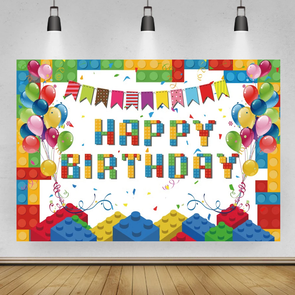 Lego Happy Birthday Backdrop Colorful Kids Birthday Party Photo Backgrop Dessert Table Decor Props Photography Backdrops
Lego Happy Birthday Backdrop Colorful Kids Birthday Party Photo Backgrop Dessert Table Decor Props Photography Backdrops