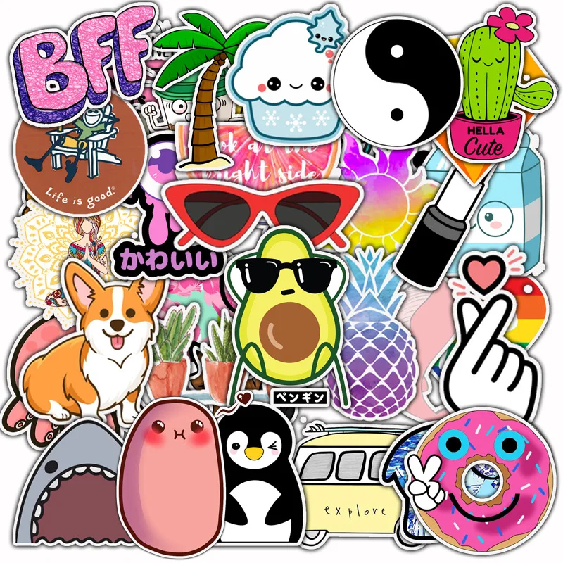 10/30/50PCS Creative Personality Fresh Cute Cartoon Helmet Water Cup Skateboard Guitar Notebook Luggage Sticker Wholesale
10/30/50PCS Creative Personality Fresh Cute Cartoon Helmet Water Cup Skateboard Guitar Notebook Luggage Sticker Wholesale