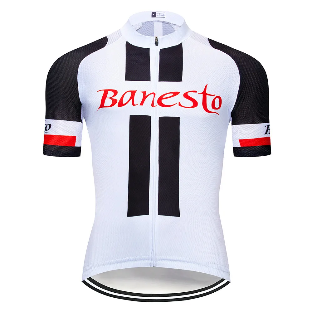 Banesto cycling jersey men 2020 Hot brand cycle wear Breathe MTB RBX bike sport shirt Air mesh sleeve White stripe
Banesto cycling jersey men 2020 Hot brand cycle wear Breathe MTB RBX bike sport shirt Air mesh sleeve White stripe