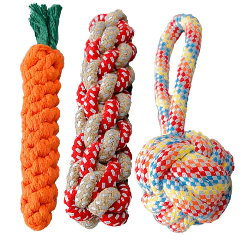 Dog Toys Molar Teeth Resistant Rope Knot Golden Retriever Small, Medium and Large Dog Teddy Puppy Dog Relief Toys
Dog Toys Molar Teeth Resistant Rope Knot Golden Retriever Small, Medium and Large Dog Teddy Puppy Dog Relief Toys