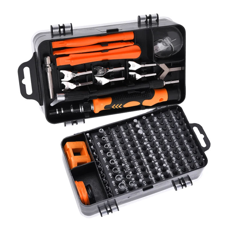 Набор отверток с магнитными насадками 115, для ремонта телефонов и ПК
Набор отверток с магнитными насадками 115, для ремонта телефонов и ПК