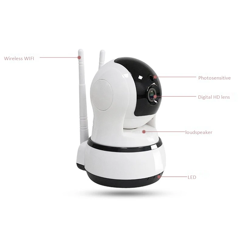 IP Camera 1080P, WiFi Security Camera Two-Way Audio, Activity Alert Cloud Storage for Home for Baby,Elder,Pet
IP Camera 1080P, WiFi Security Camera Two-Way Audio, Activity Alert Cloud Storage for Home for Baby,Elder,Pet