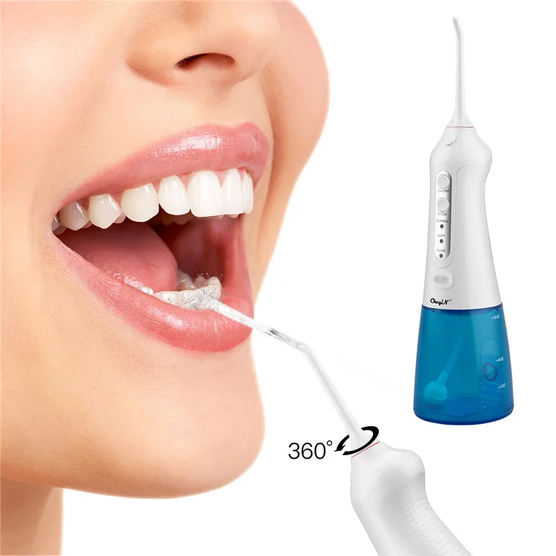 Professional Oral Irrigator USB Rechargeable Water Flosser Dental Care Waterproof Teeth Cleaner 300ML Removable Water Tank 50
Professional Oral Irrigator USB Rechargeable Water Flosser Dental Care Waterproof Teeth Cleaner 300ML Removable Water Tank 50