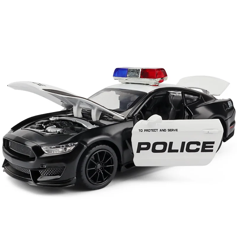 Cope Shelby Police Car Model 1:32 Acousto-optic Return Alloy Car Model Children's Toy Car Model with Sentry Box
Cope Shelby Police Car Model 1:32 Acousto-optic Return Alloy Car Model Children's Toy Car Model with Sentry Box