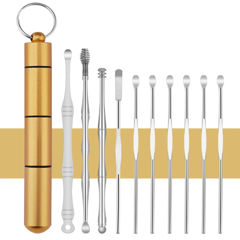 10pcs/Set Ear Wax Remover Ear Cleaning Kit Ear Pick Earpick Ear Cleaner Spoon Care Ear Clean Tool For Baby Adults Ear Care Tool
10pcs/Set Ear Wax Remover Ear Cleaning Kit Ear Pick Earpick Ear Cleaner Spoon Care Ear Clean Tool For Baby Adults Ear Care Tool