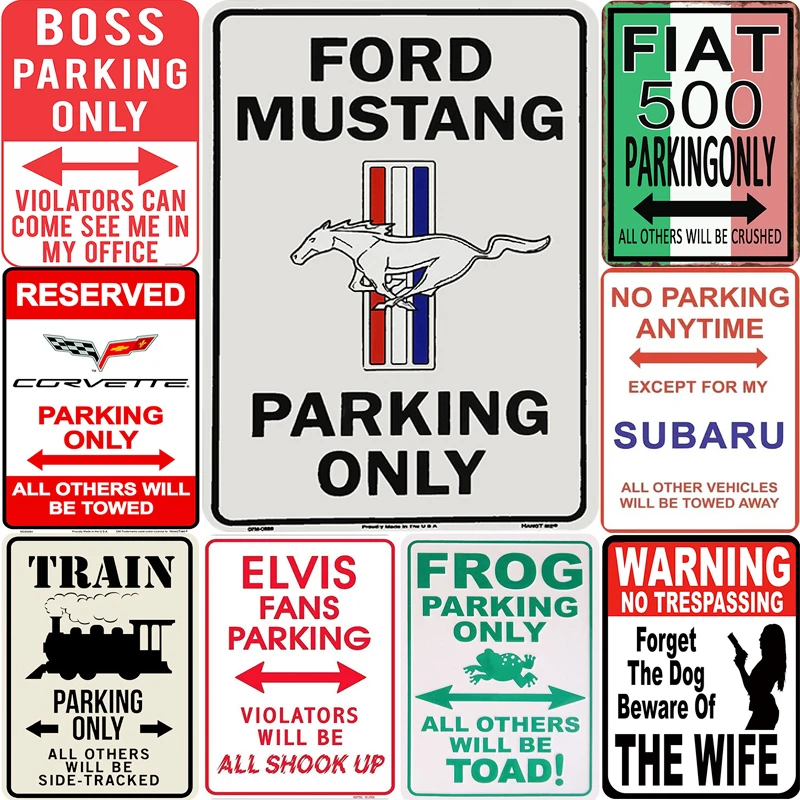 Boos Parking Only ! Violators Cam Come See Me In My Office Metal Sign for Company Parking Lot
Boos Parking Only ! Violators Cam Come See Me In My Office Metal Sign for Company Parking Lot