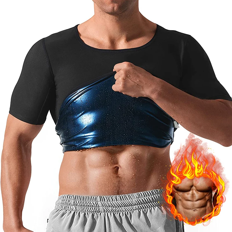 Mens Heat Trapping Shirt Slimming Body Shaper Workout Compression Tank Tops Thermo T-Shirt Sauna Sweat Shapewear Abs Undershirt
Mens Heat Trapping Shirt Slimming Body Shaper Workout Compression Tank Tops Thermo T-Shirt Sauna Sweat Shapewear Abs Undershirt