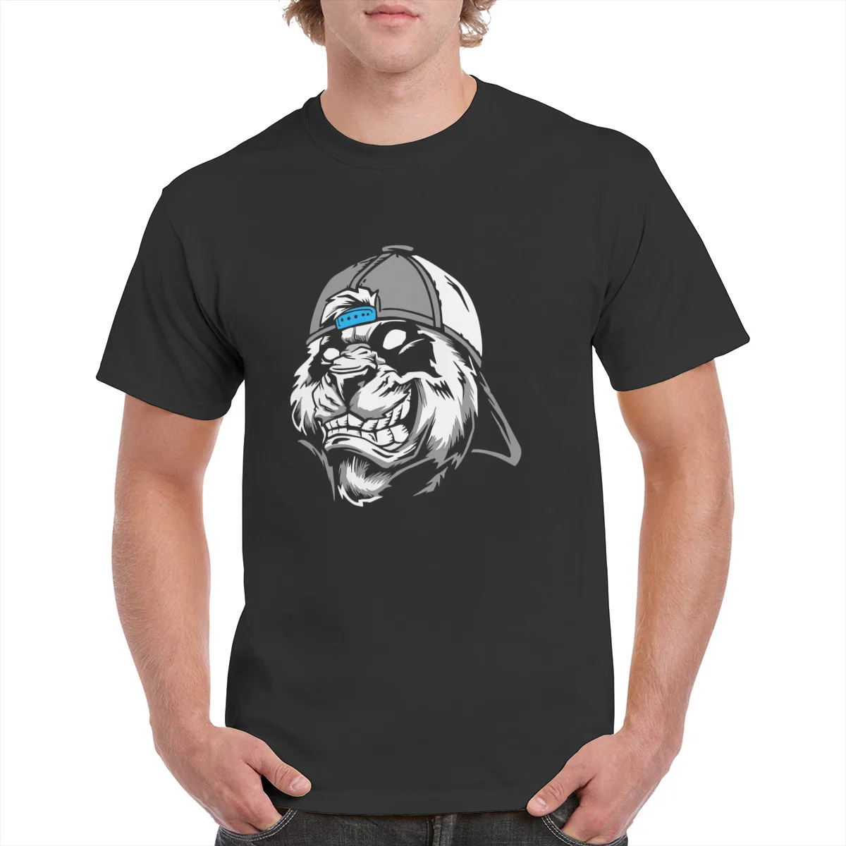 Angry Panda Head 100% Cotton Tees Graphic Tee T Shirt Men Summer Clothes Print Tops Short Sleeve Casual T-Shirt O Neck Plus Size
Angry Panda Head 100% Cotton Tees Graphic Tee T Shirt Men Summer Clothes Print Tops Short Sleeve Casual T-Shirt O Neck Plus Size