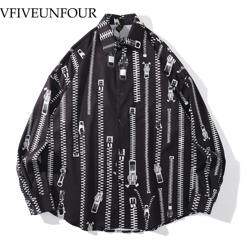 Рубашка VFIVE UNFOUR, уличная одежда, хип-хоп, винтажная рубашка с принтом и длинным рукавом, пальто, Харадзюку, Свободная Повседневная модная блу... 
Рубашка VFIVE UNFOUR, уличная одежда, хип-хоп, винтажная рубашка с принтом и длинным рукавом, пальто, Харадзюку, Свободная Повседневная модная блу...