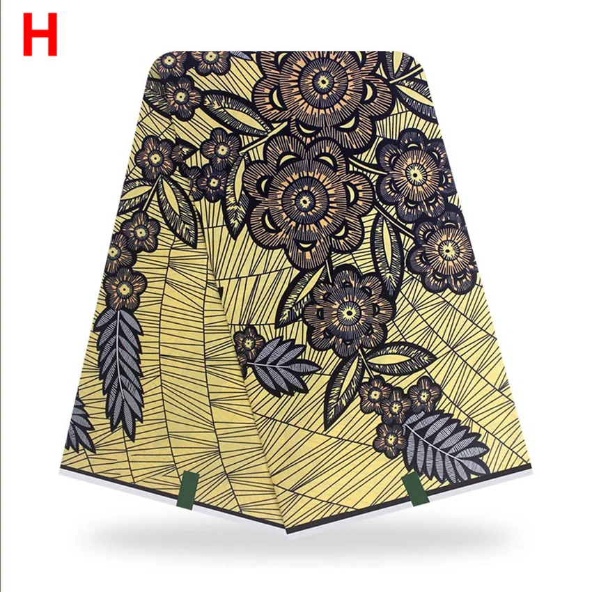 New Design African Wax Fabric Nigerian Breathable Prints Soft Cotton cloth Party Dress H201206
New Design African Wax Fabric Nigerian Breathable Prints Soft Cotton cloth Party Dress H201206