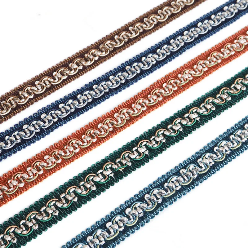 12 ярдов кружевные занавески подвесные для ушей аксессуары бусины со швом край