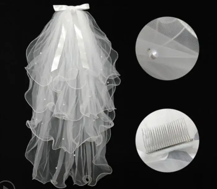 Cheap Short Wedding Veil With Comb Cut Edge 2 Layers Simple Mariage Veil Wedding Accessories
Cheap Short Wedding Veil With Comb Cut Edge 2 Layers Simple Mariage Veil Wedding Accessories