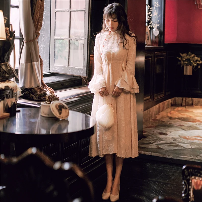 Женское платье с круглым вырезом, платье в стиле ретро с рукавами-колокольчиками и поясом, 2021
Женское платье с круглым вырезом, платье в стиле ретро с рукавами-колокольчиками и поясом, 2021