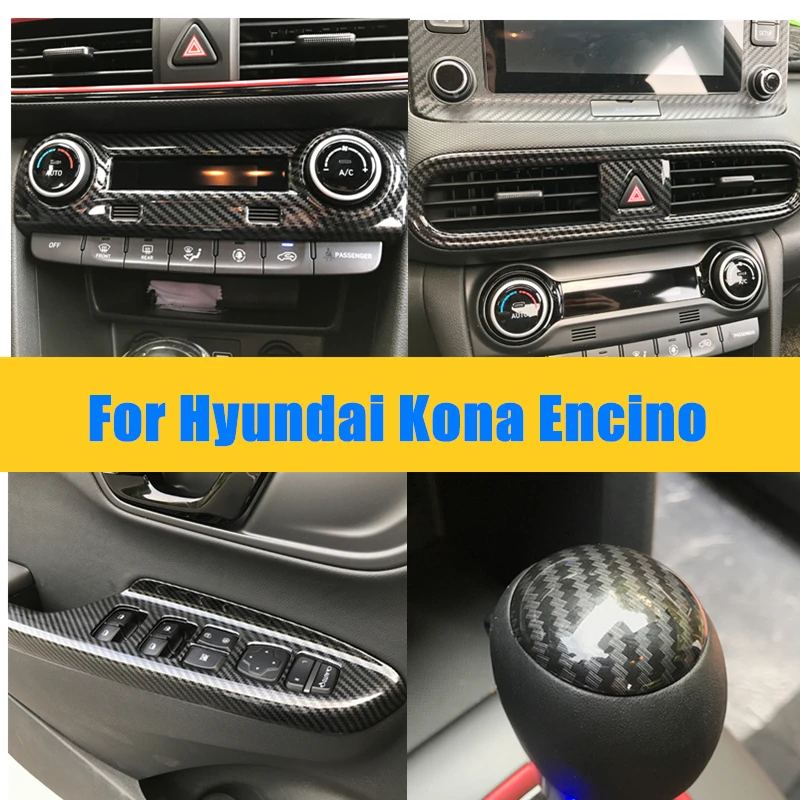 Car Styling Accessories For Hyundai Kona Encino 2018 - 2020 Interior Carbon fiber Drawing ABS Decoration Cover Trim
Car Styling Accessories For Hyundai Kona Encino 2018 - 2020 Interior Carbon fiber Drawing ABS Decoration Cover Trim