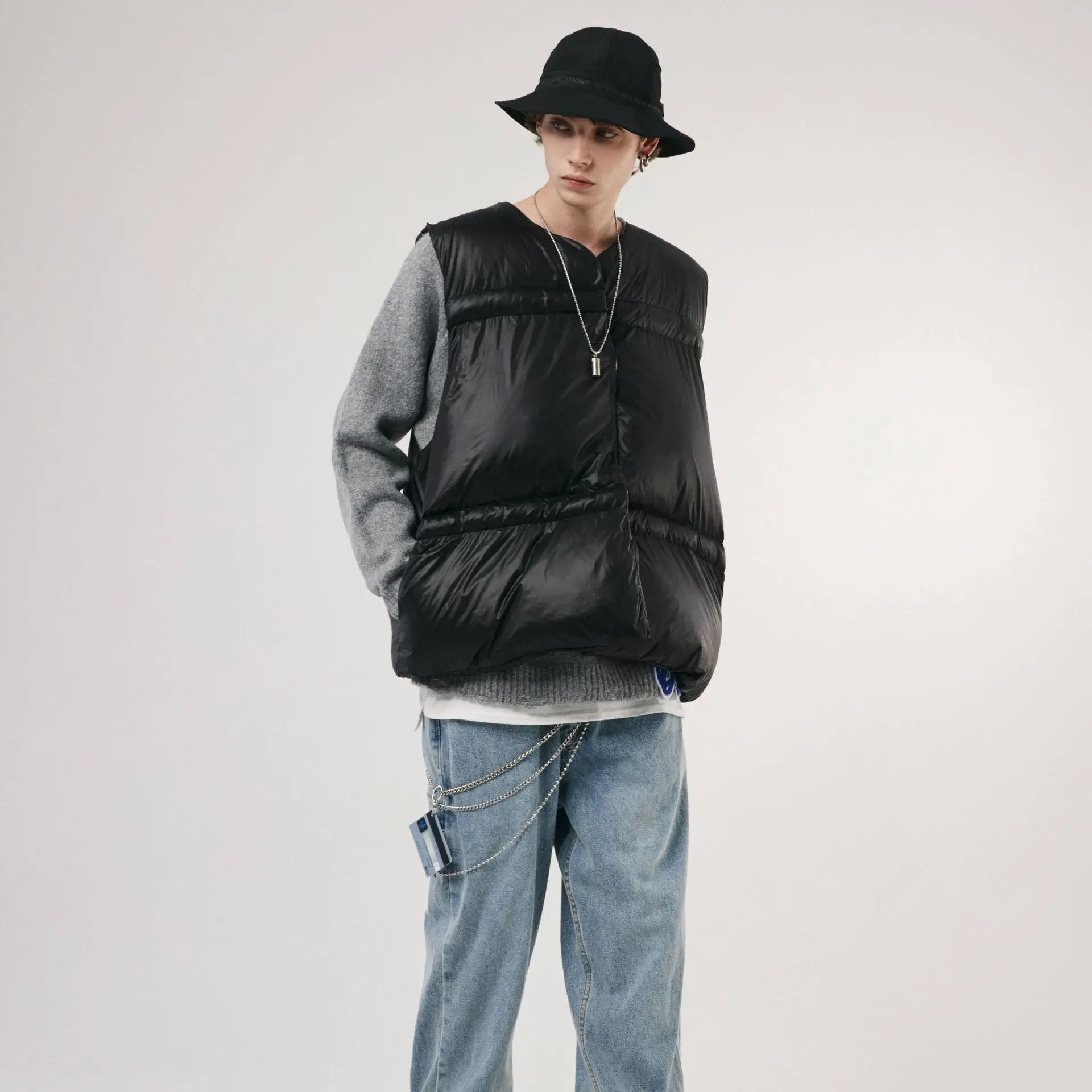 Eukaaru американская мода мужской однотонный жилет куртка в стиле High Street винтажные куртки Мужское пальто пуховые куртки жилет уличная одежда т...
Eukaaru американская мода мужской однотонный жилет куртка в стиле High Street винтажные куртки Мужское пальто пуховые куртки жилет уличная одежда т...