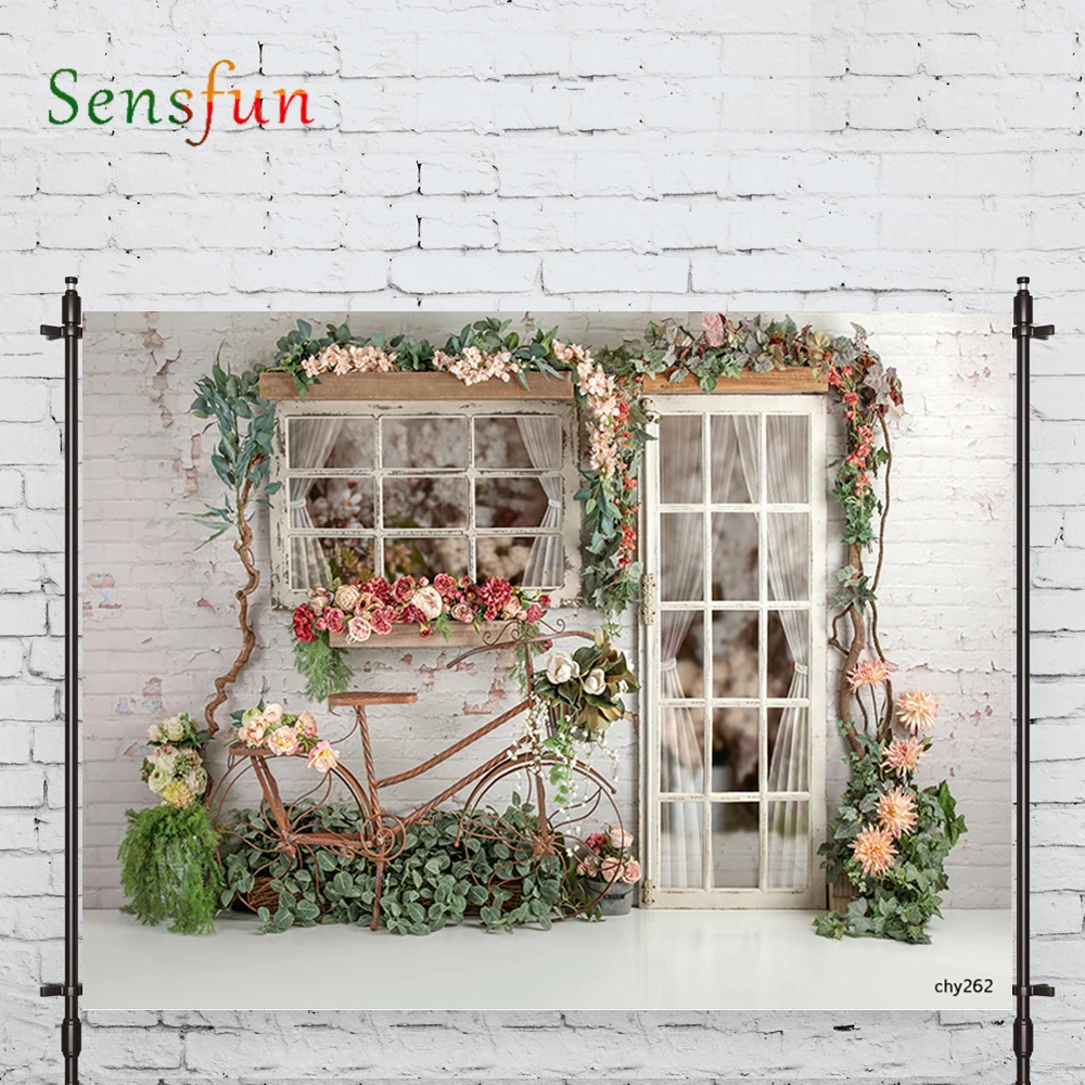 LEVOO Photography Backdrop Beautiful Window Flowers Bicycle Wood Prop Fabric Photography Backdrop Photocall Photobooth
LEVOO Photography Backdrop Beautiful Window Flowers Bicycle Wood Prop Fabric Photography Backdrop Photocall Photobooth