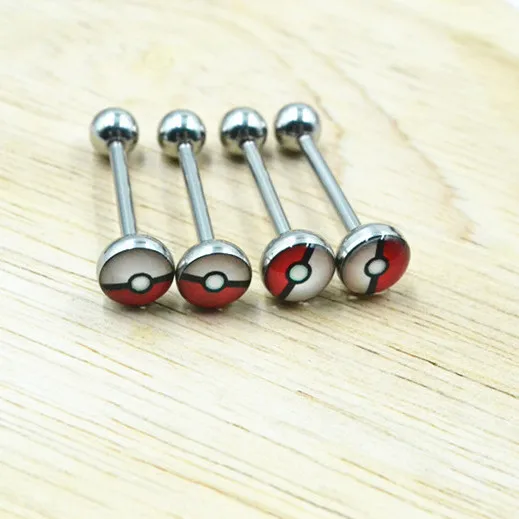 Pokemon Elf Ball Tongue Nail Brand New Punk Cute Fun Fashion Tongue Nail Dripping Tongue Ring Cool Jewelry
Pokemon Elf Ball Tongue Nail Brand New Punk Cute Fun Fashion Tongue Nail Dripping Tongue Ring Cool Jewelry