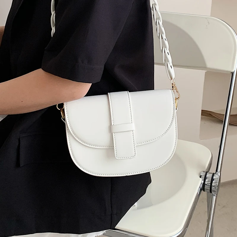 Small Pu Leather Shoulder Bags for Women Pure Color Designer Crossbody Bag Ladys Simple Flap Messenger Bag Summer White Handbags
Small Pu Leather Shoulder Bags for Women Pure Color Designer Crossbody Bag Ladys Simple Flap Messenger Bag Summer White Handbags
