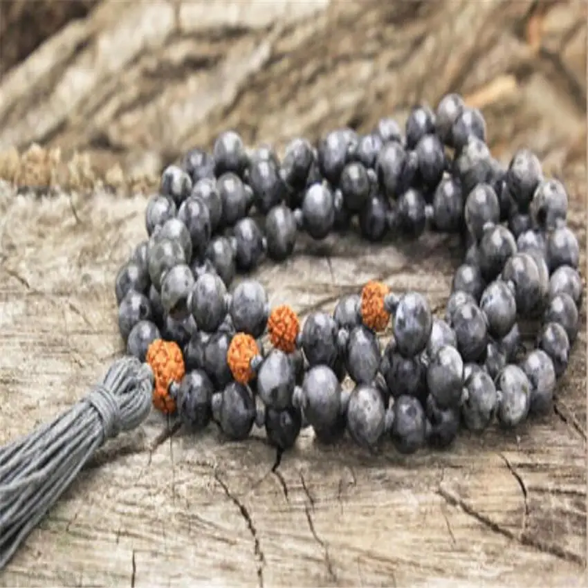 6mm spectrolite Rudraksha Gemstone Mala necklace 108 Beads Buddhism Wristband men Chakas yoga Healing Unisex cuff
6mm spectrolite Rudraksha Gemstone Mala necklace 108 Beads Buddhism Wristband men Chakas yoga Healing Unisex cuff