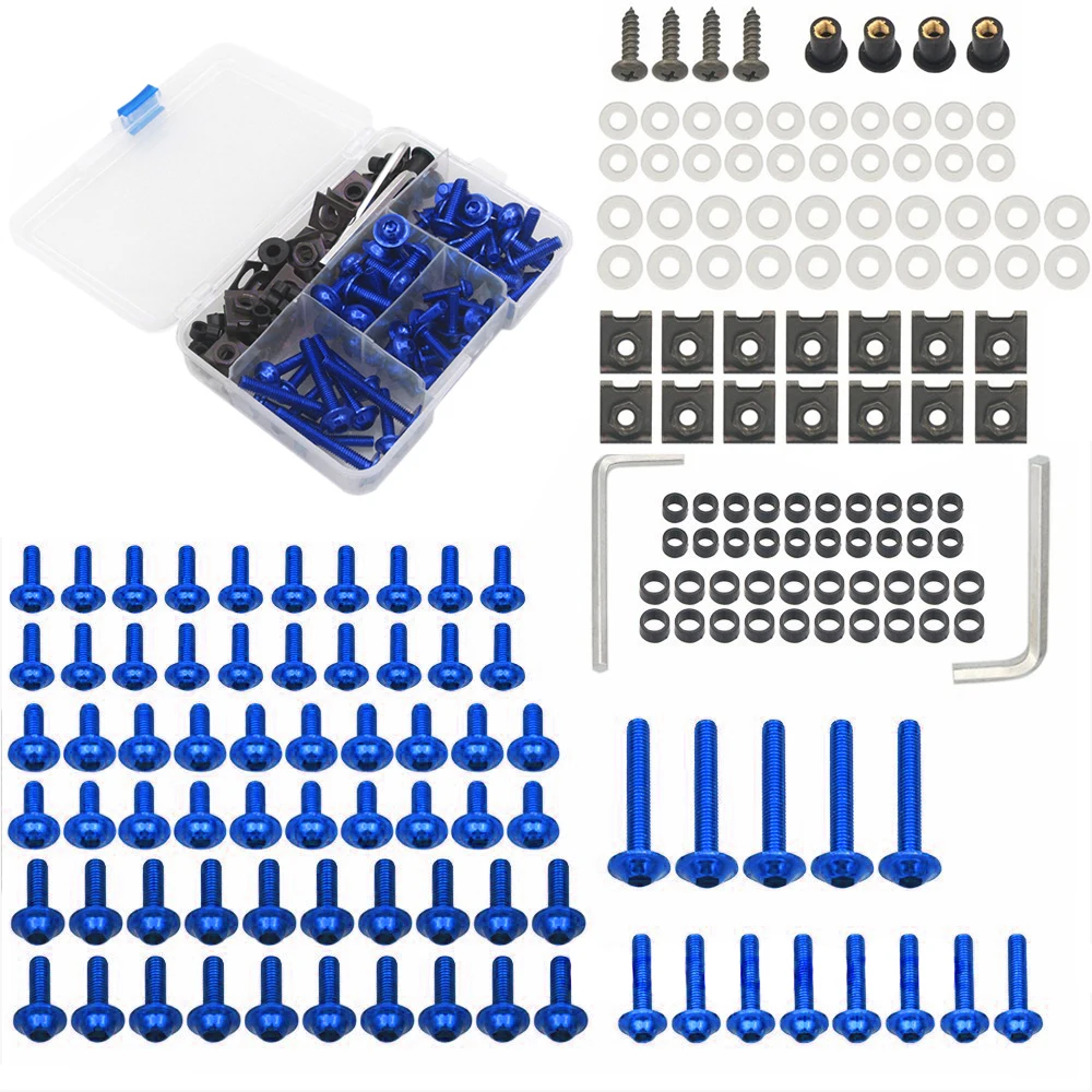 Motorcycle Accessories CNC Aluminum Full Fairing Bolt Kits Bodywork Screws Fit For YAMAHA YZF R1 R1M R15 R25 R3 R6 R125 R15 R25 
Motorcycle Accessories CNC Aluminum Full Fairing Bolt Kits Bodywork Screws Fit For YAMAHA YZF R1 R1M R15 R25 R3 R6 R125 R15 R25