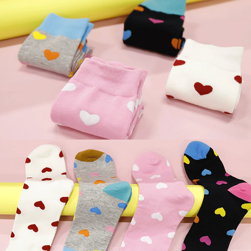 1 Pair Women Sweet Heart Socks Women Long Tube Autumn Winter Cotton Socks College Wind Female Socks
1 Pair Women Sweet Heart Socks Women Long Tube Autumn Winter Cotton Socks College Wind Female Socks