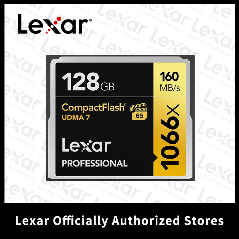 

Lexar CF Card 32GB 64GB 128GB 256GB Memory Card CompactFlash Cards 1066x UDMA7 High Speed 160mb/s Professional Card