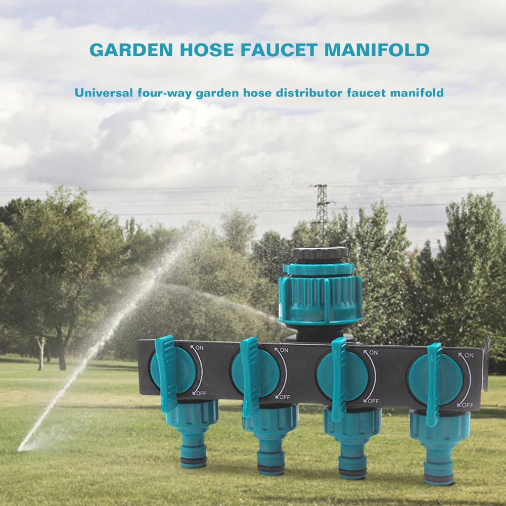 Разветвитель садового шланга для полива, 4 способа, 1/2 дюйма, 1 дюйм 
Разветвитель садового шланга для полива, 4 способа, 1/2 дюйма, 1 дюйм