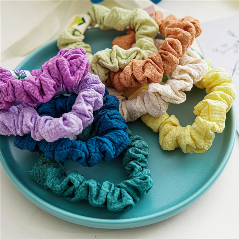 Candy Color Fabric Hair Scrunchies Elegant All Match Ponytail Holder Simple Sweet Elastic Rubber Bands Women Hair Accessories
Candy Color Fabric Hair Scrunchies Elegant All Match Ponytail Holder Simple Sweet Elastic Rubber Bands Women Hair Accessories