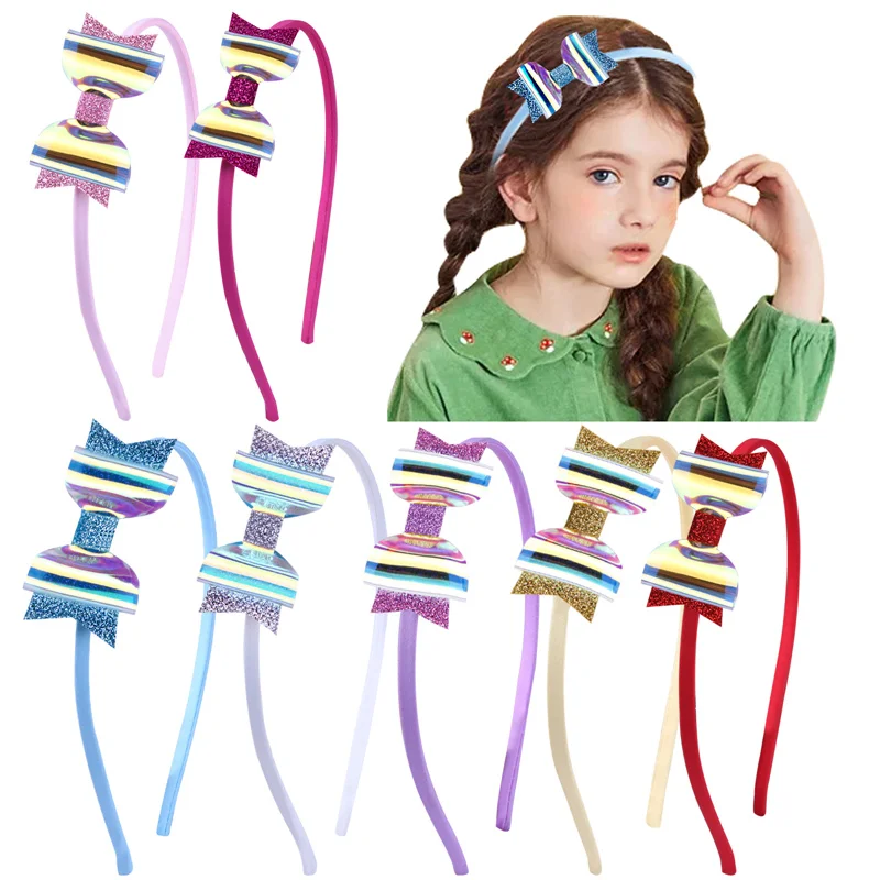 7Pcs Fashion Rainbow Glitter Bow Headband For Children Shiny Kids Hairdband Party Gift Girls Hair Accessories
7Pcs Fashion Rainbow Glitter Bow Headband For Children Shiny Kids Hairdband Party Gift Girls Hair Accessories