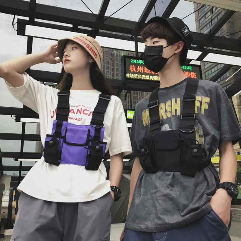 Фото Уличная тактическая охотничья функциональная нагрудная сумка модный жилет в(China)