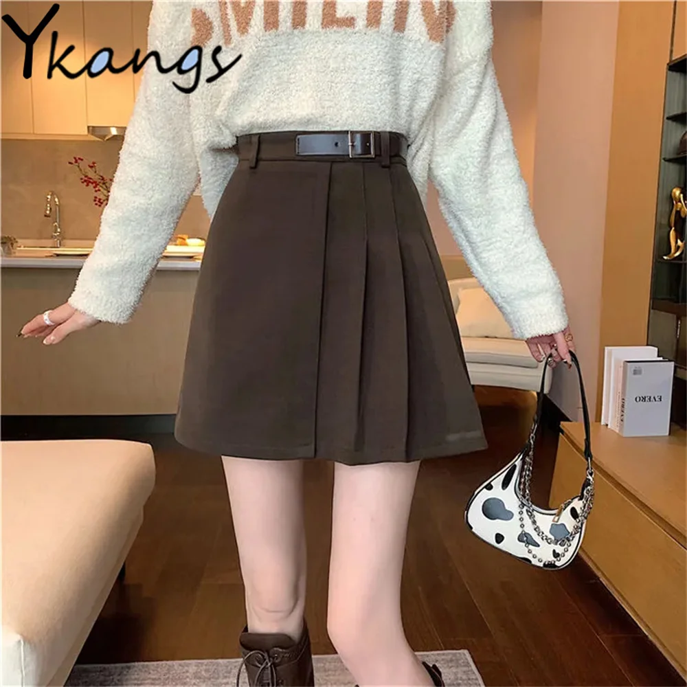 Korean Asymmetry Pleated Skirt 2022 Elegant Office Lady High Waist Skirt Harajuku Vintage Women Sashes Female Mini A-line Skirts
Korean Asymmetry Pleated Skirt 2022 Elegant Office Lady High Waist Skirt Harajuku Vintage Women Sashes Female Mini A-line Skirts