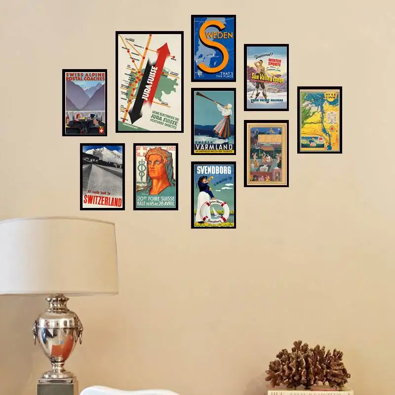 Sweden Switzerland Retro Travel scenery Wall Art Decor Vintage Poster (1) Home Decor Canvas Wall Art Prints
Sweden Switzerland Retro Travel scenery Wall Art Decor Vintage Poster (1) Home Decor Canvas Wall Art Prints